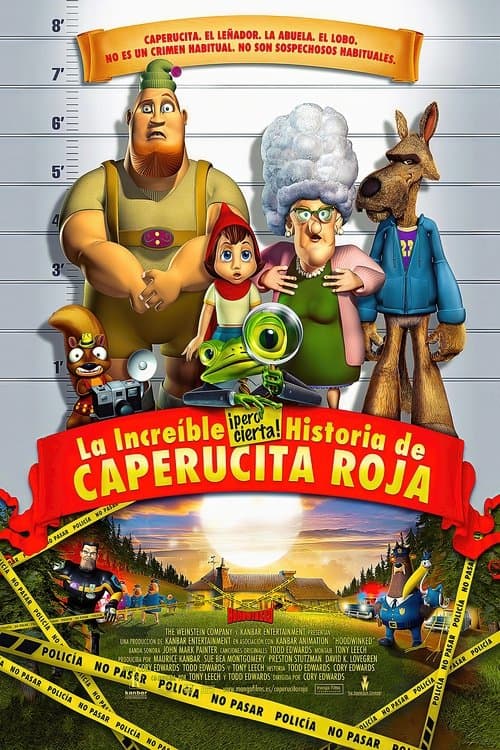 Póster de La increible pero cierta historia de Caperucita Roja