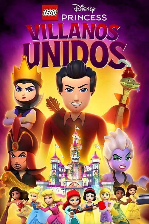 Póster de Lego - Disney Princess - Villanos unidos