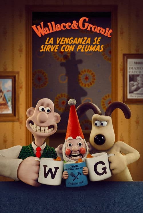 Póster de Wallace y Gromit - La venganza se sirve con plumas
