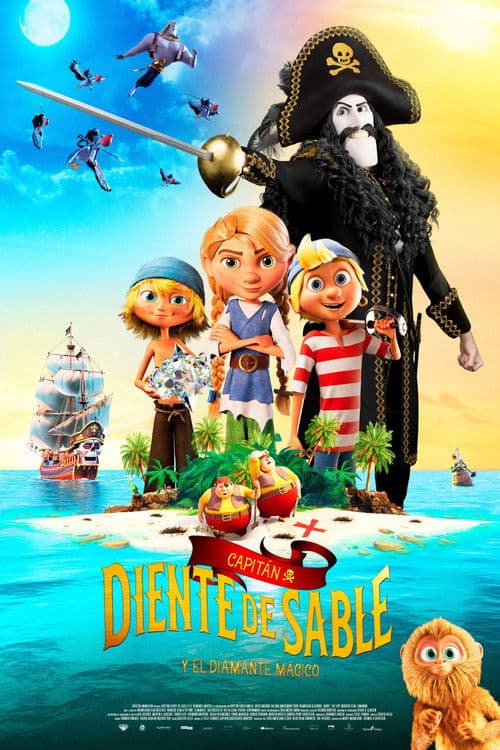 Póster de Capitan Diente de Sable y el diamante mágico