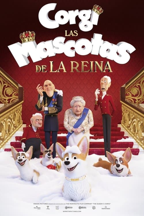 Póster de Corgi, las mascotas de la reina