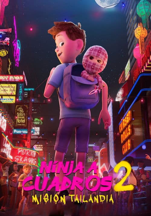 Póster de Ninja a cuadros 2 - Mision Tailandia