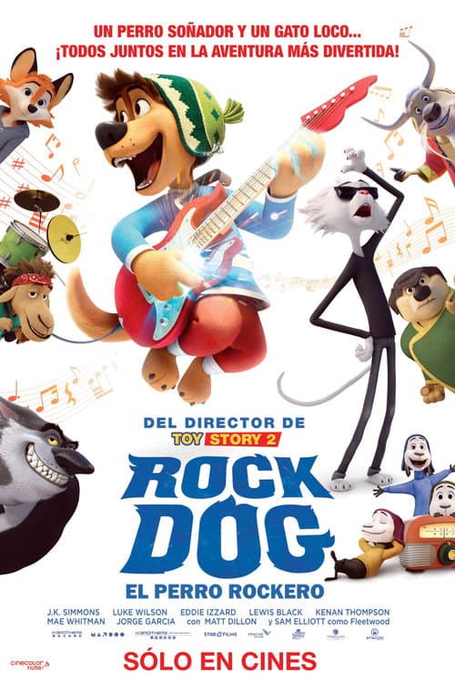 Póster de Rock Dog - El poder de la musica