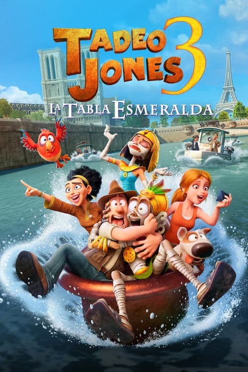Póster de Tadeo Jones 3 - La Tabla Esmeralda