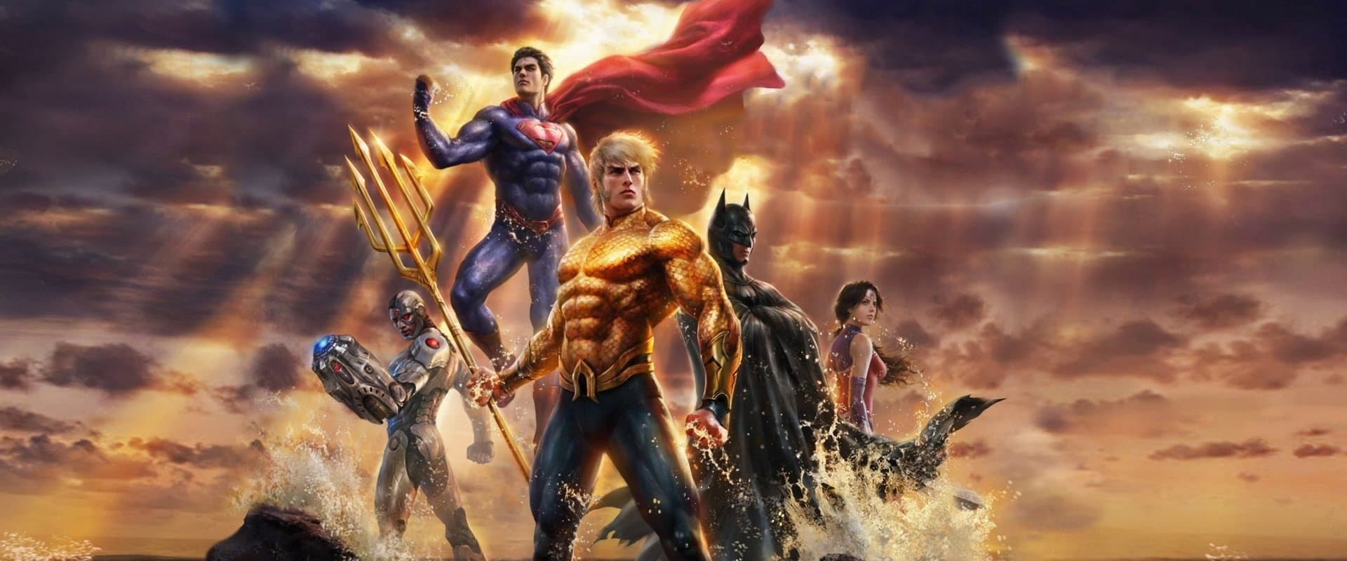 DC - La Liga de la Justicia -  El trono de Atlantis - Justice League Throne of Atlantis