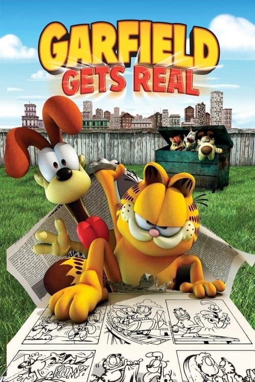 Póster de Garfield - En el Mundo Real - Gets real