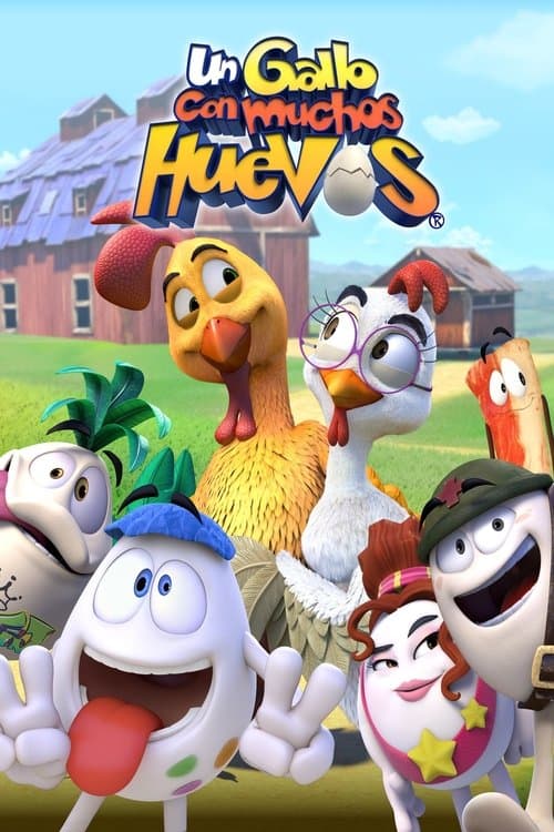 Póster de Huevos - Un Gallo con Muchos Huevos