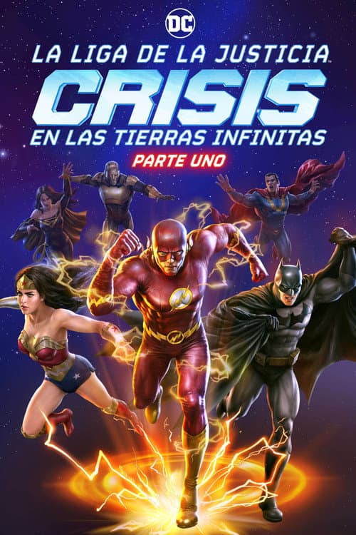 Póster de Liga de la Justicia - Crisis en Tierras Infinitas - Parte 1