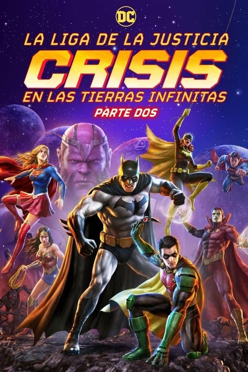Póster de Liga de la Justicia - Crisis en Tierras Infinitas - Parte 2