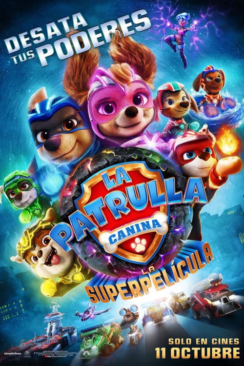 Póster de La Patrulla Canina - Paw patrol - La superpelicula