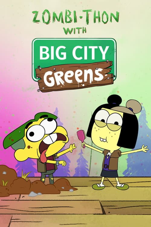 Póster de Los Vecinos Green - Zombithon