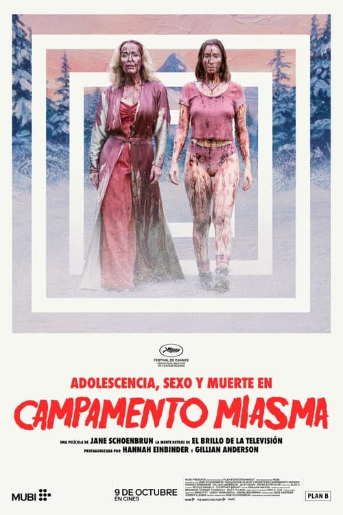 Póster de Adolescencia, sexo y muerte en campamento Miasma