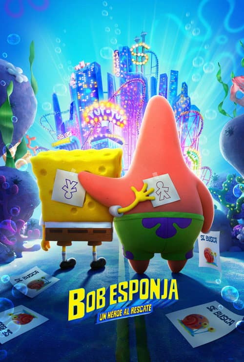 Póster de Bob Esponja - Un heroe al rescate
