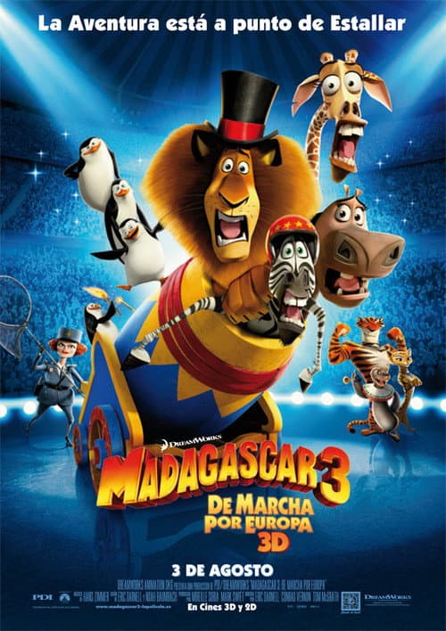 Póster de Madagascar 3 - De marcha por Europa