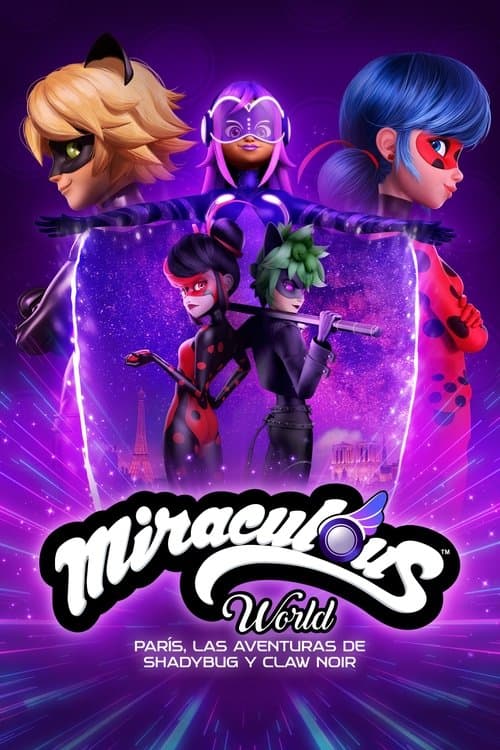 Póster de Miraculous - World Paris - Las Aventuras de shadybug y claw noir