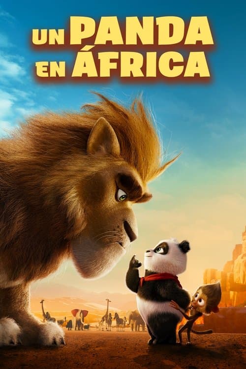 Póster de Un panda en Africa