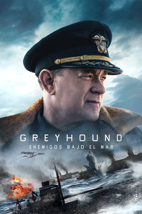 Póster de Greyhound - Enemigos bajo el mar