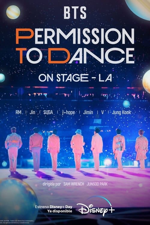Póster de BTS - Permission to Dance on Stage - LA