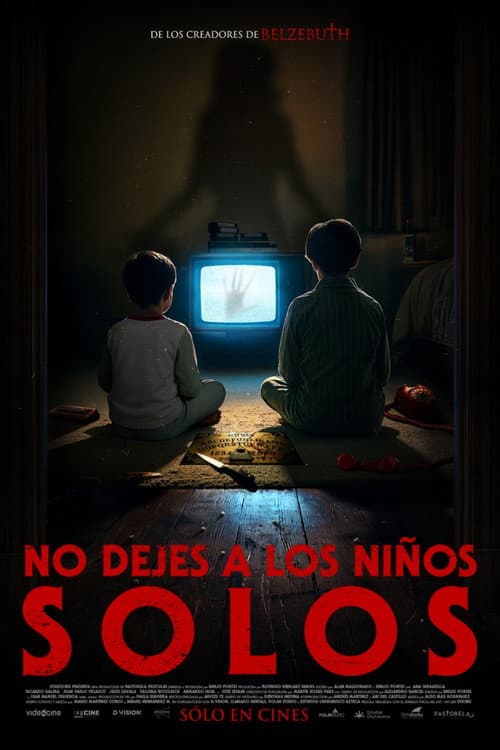 Póster de No dejes a los niños solos